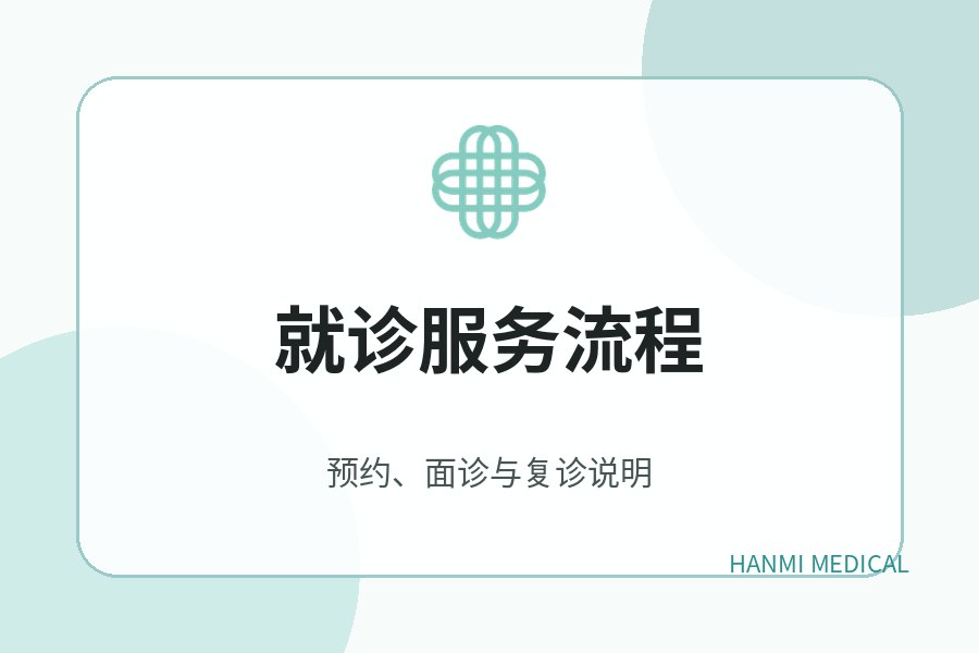韩幂医美就诊服务流程与预约说明